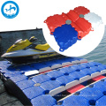 2020 Hot Sale Zhejiang Taizhou 500*500*400mm Blue jet ski floating dock pontoon cube for sale in China